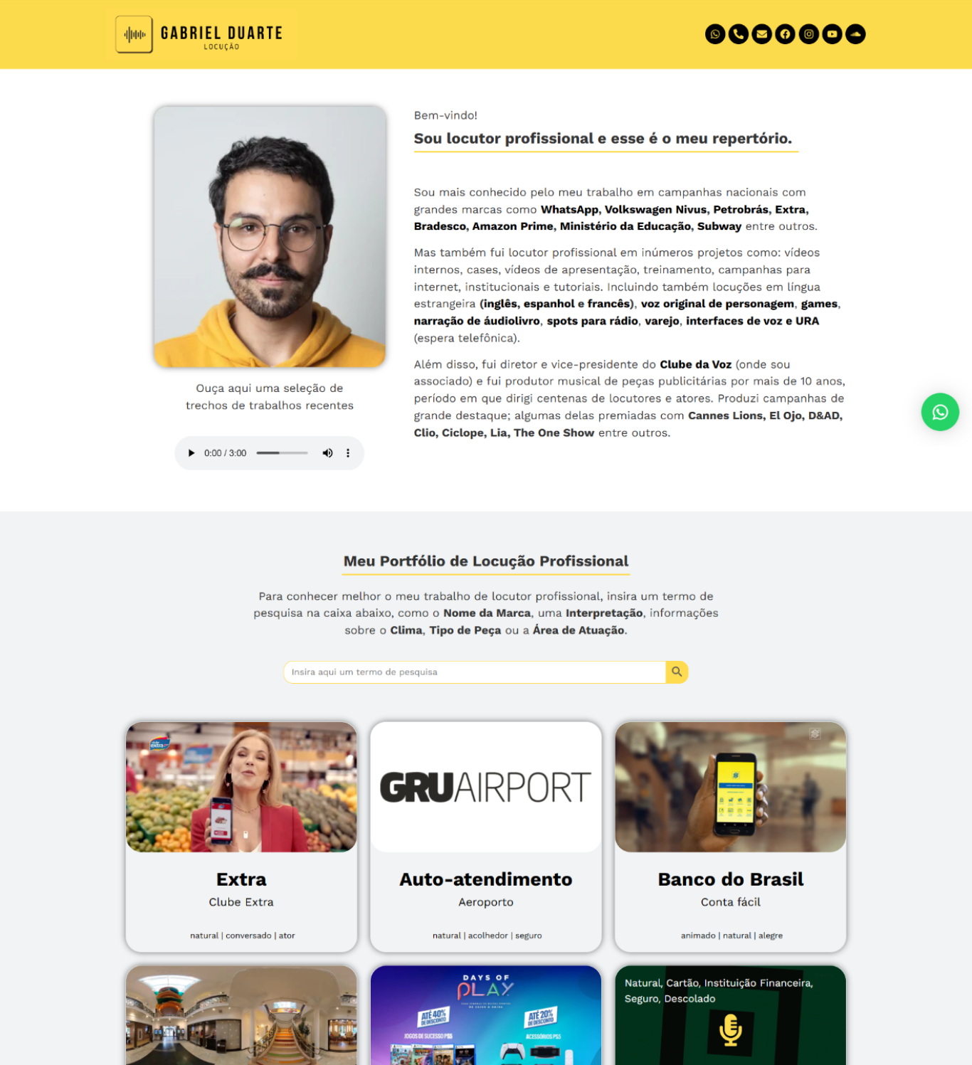 Gabriel Duarte Locutor Profissional